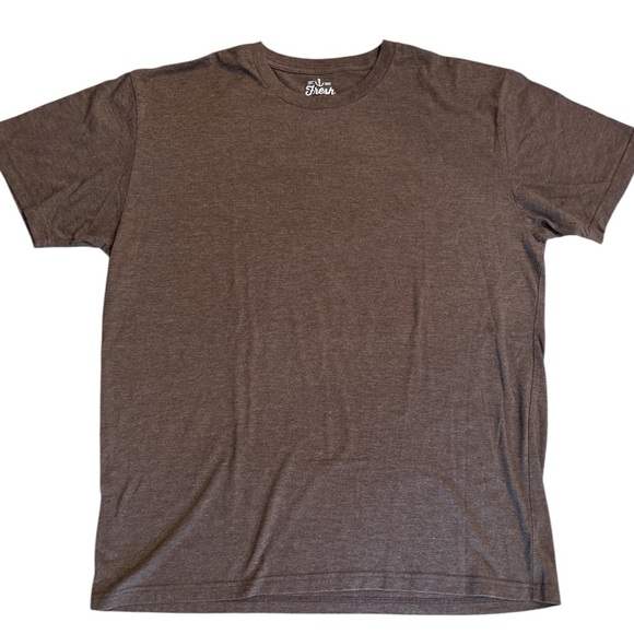 Fresh Clean Tee Stratusoft Brown Short Sleeve - Picture 1 of 4